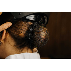 Red para el cabello Equithème Shiny Negro