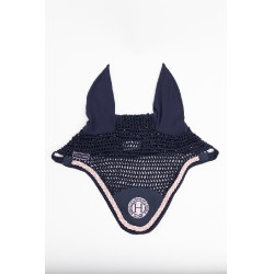 Capucha para caballo Harcour Suzette Marino / rosa Azul