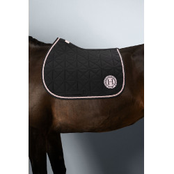 Manta de silla Harcour Suze Negro / rosa