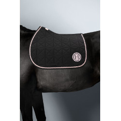 Manta de silla Harcour Suze Negro / rosa