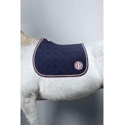 Manta de silla Harcour Suze Marino / rosa Azul