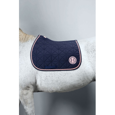 Manta de silla Harcour Suze Marino / rosa Azul