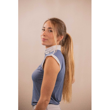 Polo de Malla sin mangas PENELOPE Seville Gris azulado