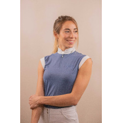 Polo de Malla sin mangas PENELOPE Seville Gris azulado