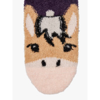 Calcetines LeMieux Fluffy Character Chancer Marrón Calcetines LeMieux Fluffy Character Chancer Marrón