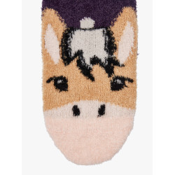 Calcetines LeMieux Fluffy Character Fjord Blanco