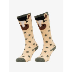 Calcetines LeMieux Fluffy Character Sueño Beige