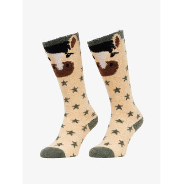 Calcetines LeMieux Fluffy Character Sueño Beige