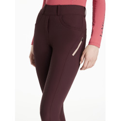 Legging cepillado LeMieux Amy para mujer Ciruela damascena Violeta