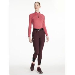 Legging cepillado LeMieux Amy para mujer Ciruela damascena Violeta