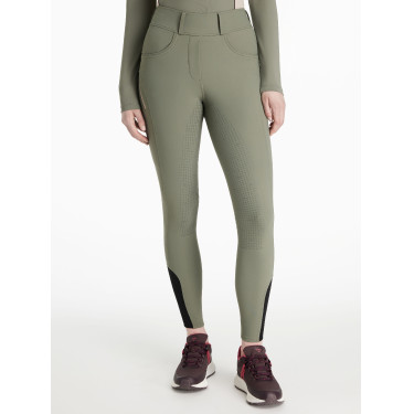 Legging cepillado LeMieux Amy para mujer Romero Verde