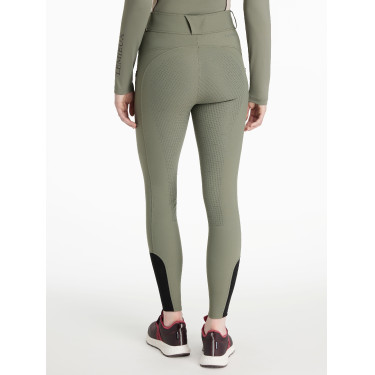 Legging cepillado LeMieux Amy para mujer Romero Verde