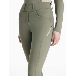 Legging cepillado LeMieux Amy para mujer Romero Verde