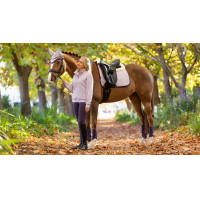 Alfombra LeMieux Merino+ Gamuza Cuadrada de Doma Lila Violeta Alfombra LeMieux Merino+ Gamuza Cuadrada de Doma Lila Violeta