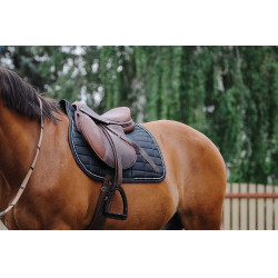 Manta de montar Equithème Domino Verde