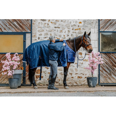 Onderdeken Equithème Classic Azul marino