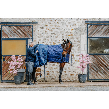 Onderdeken Equithème Classic Azul marino