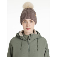 Gorro de punto acanalado LeMieux Clara Nuez Marrón