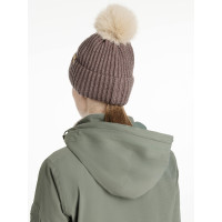 Gorro de punto acanalado LeMieux Clara Ciruela damascena Violeta