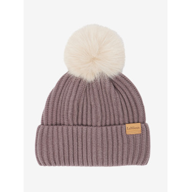 Gorro de punto acanalado LeMieux Clara Nuez Marrón