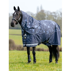 Manta de exterior LeMieux 100 g Arika Star Marino Azul marino