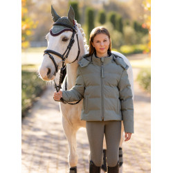 Abrigo de equitación Young Rider LeMieux impermeable Daisy Romero Verde