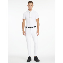 Pantalón de equitación LeMieux con asiento de silicona Sports para hombre Blanco