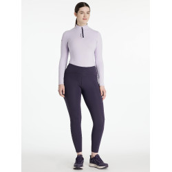 Jersey de equitación LeMieux cepillado Natalie para mujer Enebro Violeta Jersey de equitación LeMieux cepillado Natalie para mujer Enebro Violeta
