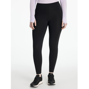 Jersey de equitación LeMieux cepillado Natalie para mujer Negro