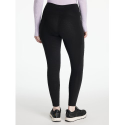 Jersey de equitación LeMieux cepillado Natalie para mujer Negro