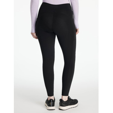 Jersey de equitación LeMieux cepillado Natalie para mujer Negro