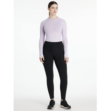 Jersey de equitación LeMieux cepillado Natalie para mujer Negro