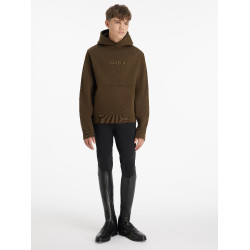 Sudadera con capucha Young Rider LeMieux para niño Alpino Marrón Sudadera con capucha Young Rider LeMieux para niño Alpino Marrón