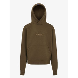 Sudadera con capucha Young Rider LeMieux para niño Alpino Marrón Sudadera con capucha Young Rider LeMieux para niño Alpino Marrón