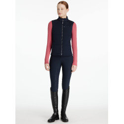 Chaleco de entrenamiento sin mangas Young Rider LeMieux Pammy Marino Azul marino