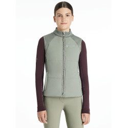 Chaleco de entrenamiento sin mangas Young Rider LeMieux Pammy Romero Verde