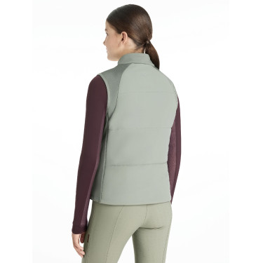 Chaleco de entrenamiento sin mangas Young Rider LeMieux Pammy Romero Verde