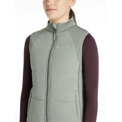 Chaleco de entrenamiento sin mangas Young Rider LeMieux Pammy Romero Verde