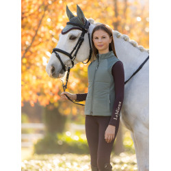 Chaleco de entrenamiento sin mangas Young Rider LeMieux Pammy Romero Verde