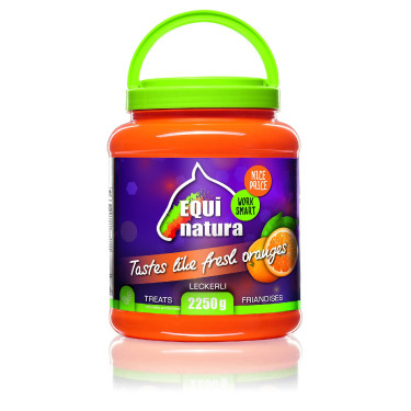 Golosinas aroma a naranja Equinatura