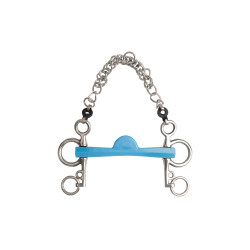 Muserola pelham Metalab Flexi media luna ramas cortas Azul