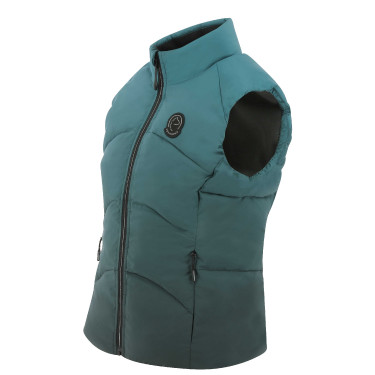 Chaleco sin mangas Equithème Lina para niños Turquesa Azul Chaleco sin mangas Equithème Lina para niños Turquesa Azul