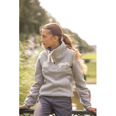 Sudadera Pénélope Pépita Gris