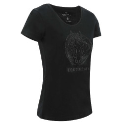 Camiseta Equithème Magali Negro
