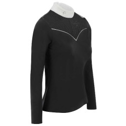 Polo Equithème Valencia Negro