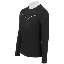 Polo Equithème Valencia Negro