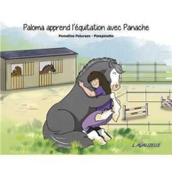 Paloma aprende equitación con Panache Paloma aprende equitación con Panache
