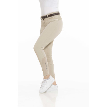 Pantalón EQUITHÈME Kendal con culera de silicona Beige