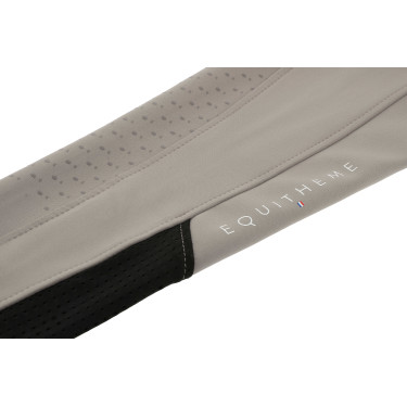 Pantalón Equithème Brigitte con culera de silicona Gris pardo Marrón