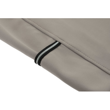 Pantalón Equithème Brigitte con culera de silicona Gris pardo Marrón